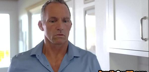  Hot daughter seduces step-dad - Taboo family porn
